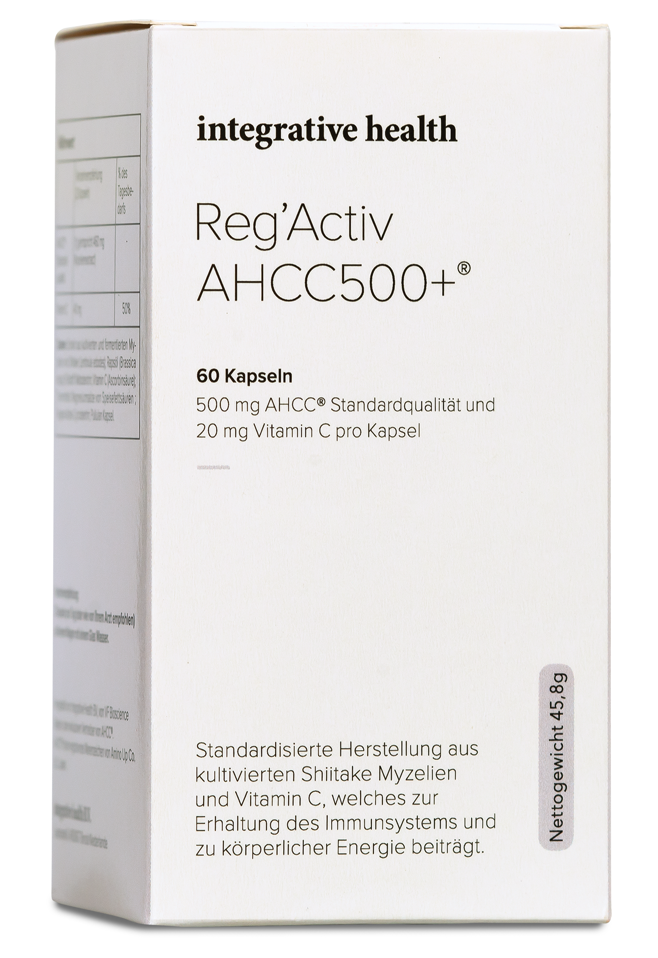 AHCC500 + ® / 60 Kapseln / Integrative Health